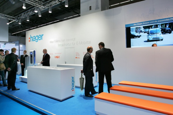 The Hager booth at the IAA 2011